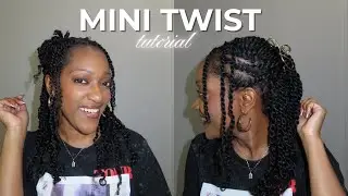 MINI TWISTS for Summer hairstyle ideas| Lightweight & Versatile Natural Hairstyle Tutorial