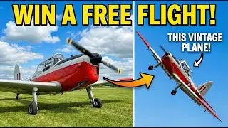 Flying a vintage de Havilland Chipmunk in the UK + GIVEAWAY #aviation