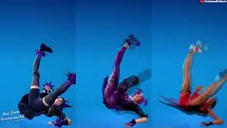 Fortnite Breakin' Emote With Vikora Callisto Boardwalk Ruby Girl Skins Thicc Up Skirt Glitch 🍑😘😜😍