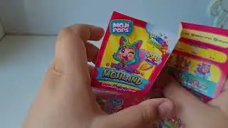 распаковка 🎉 игрушки moji pops 1 серия party 🥳