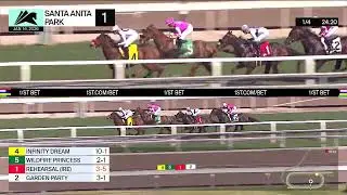 Garden Party wins Race 1 on Friday, January 17 at Santa Anita Park