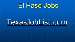 El Paso Jobs