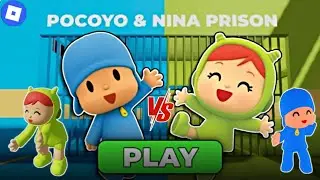 UPDATE! | POCOYO & NINA PRISON RUN! (Obby) #roblox #games #funny #obby #edit 