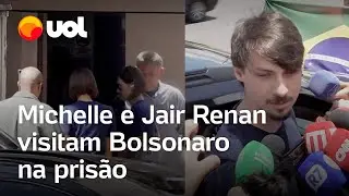 Bolsonaro preso: Jair Renan e Michelle visitam o ex-presidente; veja imagens