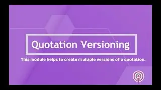 Quotation Versioning | Odoo app | Botspot Infoware App