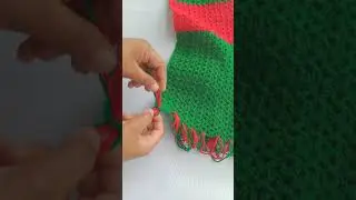How to crochet easy muffler design#shorts