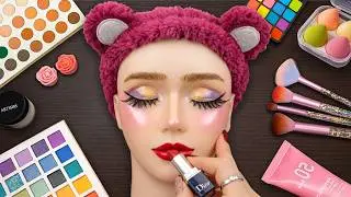 ASMR Makeup on Mannequin🎭 (No Talking)