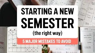how to START your NEW ACADEMIC YEAR STRONG & BE AHEAD of your peers 💪