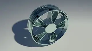 Modeling a 5 spoke Alloy Wheel quickly in Blender 2.79b