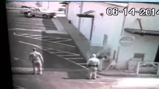 Police officer crashes riding a segway