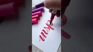 ✨ Lettering Inspire | #calligraphy #lettering #satisfying #relaxation #arts #shorts #sleep