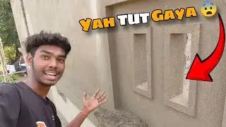 Yah Bana Rahe The Aur Tut Gaya 😱 | Balcony Plaster