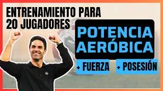 🔥Ejercicio para POTENCIA AERÓBICA en FÚTBOL!! Preparación Física CON BALÓN!!⚽️Ejercicio para 20 bug