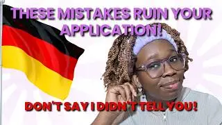 I&rsquo;VE SEEN TOO MANY PEOPLE MAKE THESE STUDY IN GERMANY APPLICATION MISTAKES🇩🇪