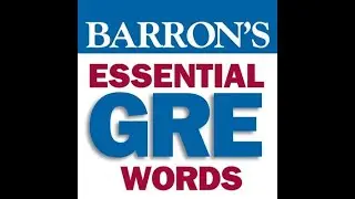 Barron's Essential GRE Words of Abase to Amulet
