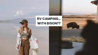 RV Life on Antelope Island | Camping with bison in Utah