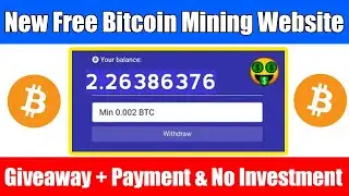 New Free Bitcoin Cloud Mining Website 2020 | New Free Bitcoin Mining Site | No Investment