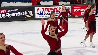 Miami University Collegiate Varsity SST | Collegiate Free Skate | 2026 Midwestern Synchronized Skati