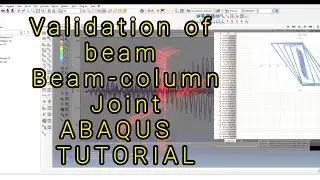 Vaildation of beam column joint in abaqus #abaquscae #civilengineering #structuralengineering