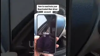 How to reactivate your deactivated uber driver account #deactivated #ubereats #uberdriver #uber