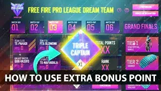 3 JULY FREEFIRE PRO LEAGUE DERAM TEAM MATCH DAT 3 BEST TEAM || HOW TO USE EXTRA BONUS POINT FFPLDT