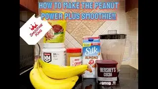 How to make a protein shake/smoothie From Smoothie King: Peanut power plus