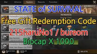 [GAME WORLD] STATE of SURVIVAL - Free Gift Redemption Code