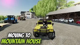 MOVING CARS AND TRACTORS TO MOUNTAIN HOUSE | FARMING SIMULATOR 22 #60 IN HINDI