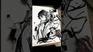 Drawing Genshin Characters #genshin #nodkrai #flins