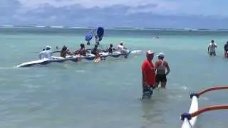 Rarotonga's Vaka Eiva V6 sprints