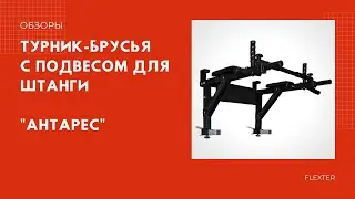 Применение Турник брусья с подвесом для штанги Антарес от бренда FLEXTER