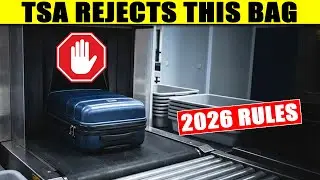 TSA Is Now REJECTING These Carry-On Bags in 2026 (Enforcement Has Changed)
