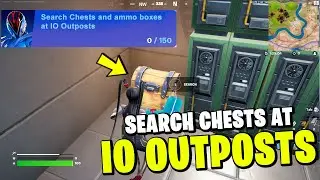 IO Outposts LOCATIONS & Search Chests and Ammo Boxes at IO Outposts (Fortnite)