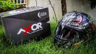 Axor Venomous Helmet Unboxing || Best Multi Visor Helmet Under 5000/- || Axor VENOMOUS Glossy Grey