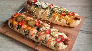 Garlic-Dog - the best streetfood ever/ Hot-Dog in The Garlic Bun/ CzosnDog - Najlepszy Przepis