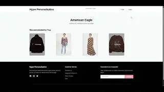 American Eagle Clothing Try-On Demo | Gennoctua AI Personalization