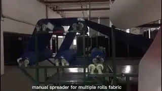 MULTIPLE ROLLS MANUAL FABRIC SPREADER