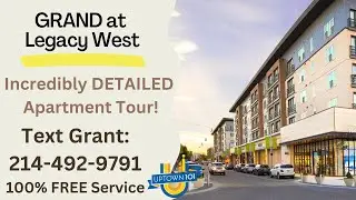 Grand at Legacy West | Plano TX | 1 Bedroom Model QUICK Walk Through!