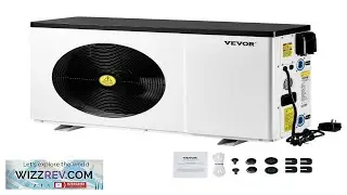 VEVOR Electric Pool Heat Pump 22250 BTU Pool Heaters for 3171 6605GAL Above