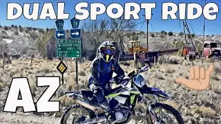 Dirt Biking Dual Sport ADV Adventure Ride Scottsdale to Prescott Arizona Two Day Loop