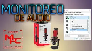 Activar o desactivar el monitoreo del audio del microfono hyperx quadcast