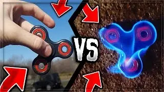 FIDGET SPINNER Vs. FIRE - Fidget Toy EXPERIMENT - *FIRE TORNADO*