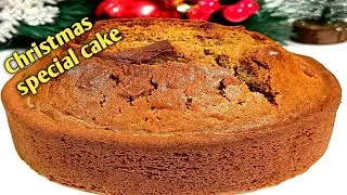 Soft & Spicy Gingerbread Cake 🌲| Christmas Special cake / how to make....