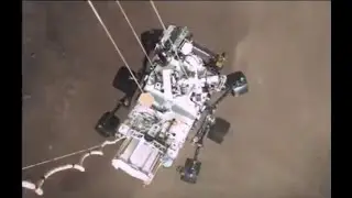 Perseverance skycrane video