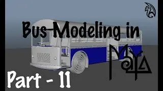 Bus Modeling (Part 2) in Maya Software