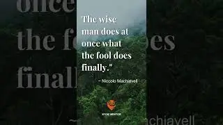 A Quotes for Boundless Living | Niccolo Machiavelli | Stoic Mentor