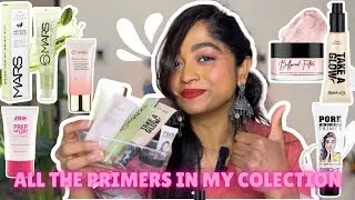 Reviewing all the Primers that i own ✨|All Affordable Primers UNDER 500/-|​⁠@Bronzebeautydiaries