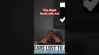 Know It All Short.....Ant gives his Rant on the Bears loss to the 49ers