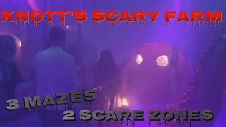 Knott&rsquo;s Scary Farm 2019-3 mazes 2 scare zones