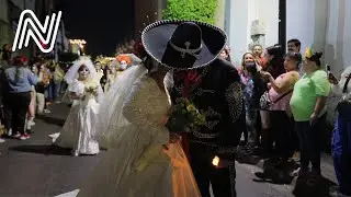 Con mega altar de muertos en Presidencia de Tlaquepaque, concluye el festival de D&iacute;a de Muertos | JN